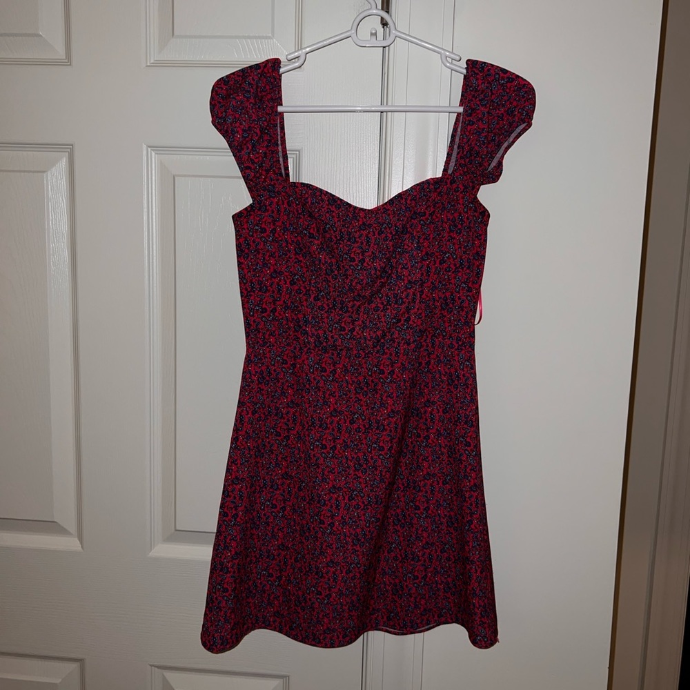 FRENCH CONNECTION PINK FLORAL DRESS